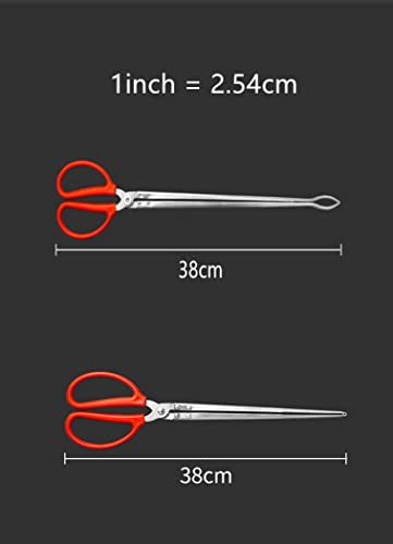 Toasis Stainless Steel Crabbing Tongs for Live Crabs Eels (Straight Tip-2pcs) - style: Straight Tip-2pcs