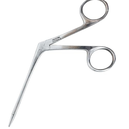 ADROIT 3.5" Angled Alligator Hemostat Forceps | 6" Total Length | Stainless Steel | Serrated Grip | Multifunctional Design | Lightweight & Durable - size: 3.5", style: Alligator