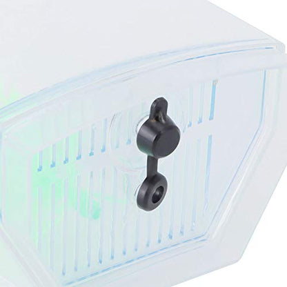 Mini Fish Tank Aquarium | Transparent Acrylic Breeding Box & Hatching Incubator | Isolate Sick Fish/Guard Fry/Grow Plants | with Sediment Groove & Ventilation Cover