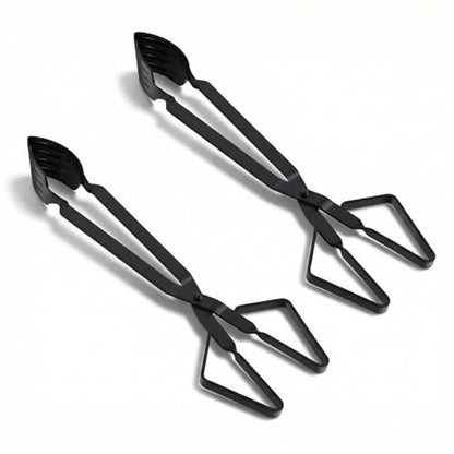 2 Pcs Crab Tongs for Live Crabs, 15.24" Heavy Duty Crab Grab Claws for Seafood Handling, Ideal for Crabbing & Seafood Processing, Keeps Your Fingers Safe and out of Harm's Way, Black