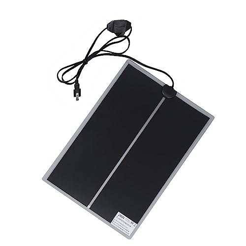 Reptile Heating Pad, Rapid Heating 110 to 120V Waterproof Adjustable Temperature Reptile Terrarium Heat Pad for Turtles, Lizards, Frogs (20W) - size: 20W