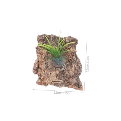 20pcs Natural Cork Bark for Reptile Tank Terrarium Background Decay-Resistant Climbing Bark Maintenance Friendly Hide for Lizards Turtles Snakes Aquarium Decor