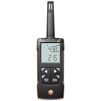 Testo 625 Hygrometer – Digital Humidity Meter for Air Temperature and Humidity – Wet Bulb Thermometer with Calculation of Dew Point - Hygrometer Indoor Humidity with App Compatibility