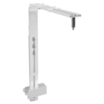 Fish Tank Light Stand,Aluminum Alloy Adjustable Height High Stability Aquarium Pendant Light Support Stand Reptile Lamp Stand for Aquariums (Silver) - color: Silver