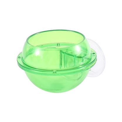 Leadigol 2PCS Suction Cup Reptile Feeder Cup Feeder Pet Supplies Ledge Gecko with Sucker Live Worm Fodder for Pet Lizard Bowl Reptiles Ledge Accessories