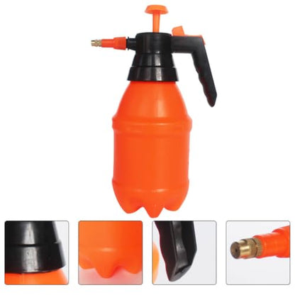 Beavorty 1.5l Orange Plastic Air Pressure Watering Sprayer with Thickened Design and Fine Water Flow for Garden and Plant Misting Random Color