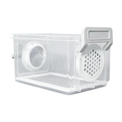 Breeding Box, Reptile Feeding Box, Transparent Terrarium, Habitat, Animal Holder for Raising Mealworms, Style A - color: style A