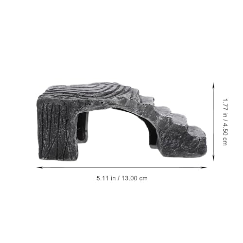 VANZACK Turtles Basking Platform Resin Bearded Dragons Climbing Step Turtles Rock Resting Dock Reptile Habitat Rock Decor for Frogs Lizards Geckos etc