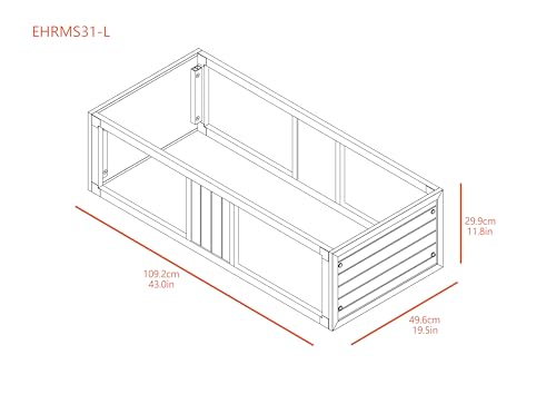 New Age Pet ECOFLEX Two Large Reptile Enclosures with Matching Stacker Combo Set in Grey - color: Grey, size: Large