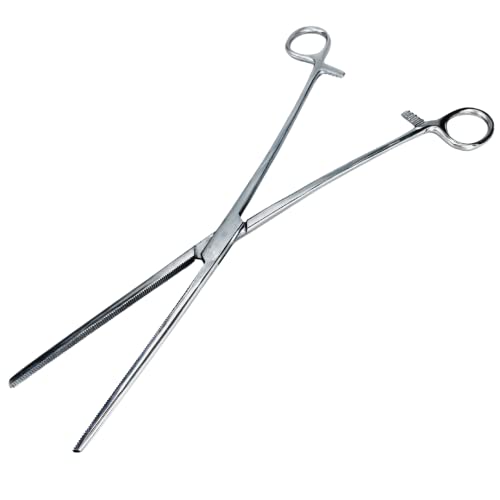 Hawk12" Stainless Steel Hemostat - Staight Tip: S3295 - size: 12", style: Straight