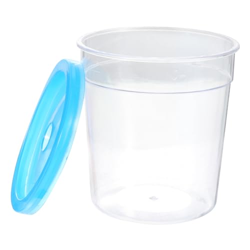 1Pc Transparent Reptile Feeding Container Mini Breeding Box for Turtles Fish More Safe Ventilated Habitat for Pet Reptiles