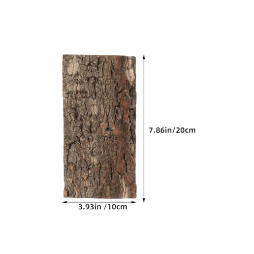 Totority 3pcs Bark Backdrop for Reptile Tanks Aquarium Background and Lightweight Terrarium Decoration Creates Comfortable Habitat for Lizard Snake Fish