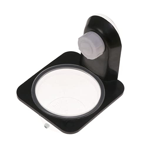 Hemoton 3pcs Tortoise Food Dish for Reptiles Reptile Water Bowl Suction Cups Feeder Bowl for Tanks