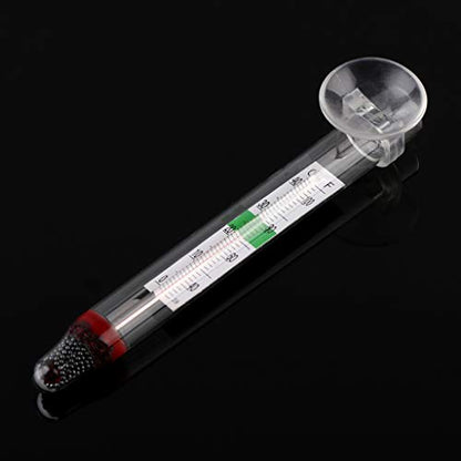 10 Pieces Aquarium Floating Thermometer Fish for Tank Thermometers Easy to Read No Messy Wires Suck Inside of Terrarium Aquarium Fish Tank Digital Scale Stick on Thermostat Thermometer Strip Display