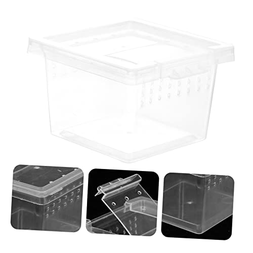 WOONEKY Full Observation Reptile Breeding Box Plastic Reptile Box Ventilation Fine Craftsmanship