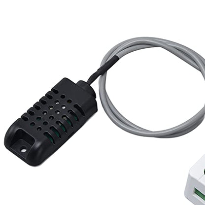 AYNEFY Smart Thermostat Controller Dual Output Temperature Humidity Switch Module with Probe for Greenhouse Reptile Incubator Home