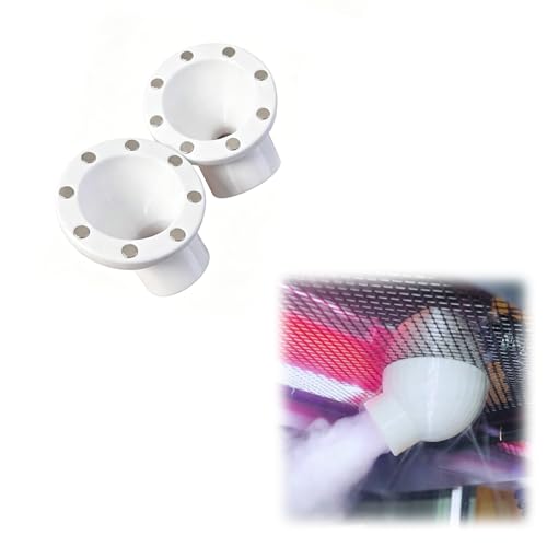 Terrarium Fogger Adapter V2, Magnetic Mount for Turtle, Gecko, Reptile and Snake, Dual Hose 20mm & 1" Tubing, Stable, Leak-Resistant, Easy Humidity Control