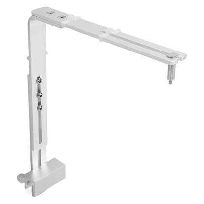 Asixxsix Fish Drop Light Mount, Adjustable Metal Light Holder, Lamp Holder Fishtank Light Stand Aquarium Light Riser Lamp Bracket for Reptile Glass Terrarium Full Spectrum Drop Light - color: Silver