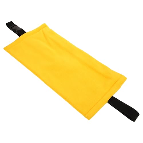 NUOBESTY Reptile Carrier Bag Portable Lizard Sling Pet Traveling Pouch with Chest Strap for Bearded Dragon Chameleon Small Pets Outdoor Travel (Yellow)