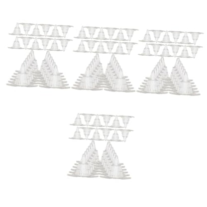 UPKOCH 4sets Cone Garden Mesh Pads for Flower Pots Durable Drainage Netting Mats Prevent Soil Leakage for Planters Flowerpot Accessories 24pcs*4