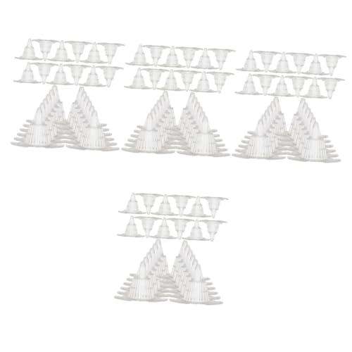 UPKOCH 4sets Cone Garden Mesh Pads for Flower Pots Durable Drainage Netting Mats Prevent Soil Leakage for Planters Flowerpot Accessories 24pcs*4