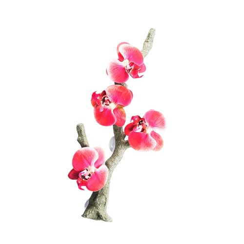 Reptiles Corner Branch Climbing Vine for Terrariums Life Like Plant Decorative Suction Cup Vine for Turtles Lizards Climbing