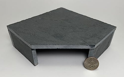 TheFrogHouse Slate Stone Reptile Hide 6x6x2 Bottomless Natural Cave Decor