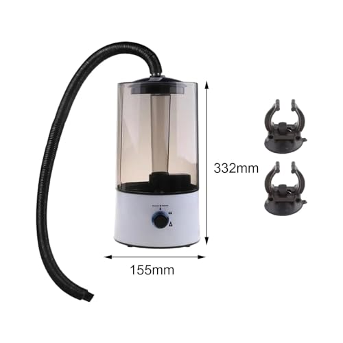4L Reptile Humidifier Terrarium Misting System with Telescopic Hose, Quiet Knob Control for Turtle Chameleon Tortoise