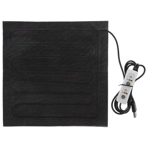 Reptile Heating Pad with Temperature Control for Small Pets and Tortoises, Waterproof Cloth Electric Heating Mat, Low Energy Consumption, Adjustable Heat for Home and Travel Use