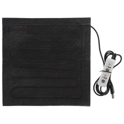 Reptile Heating Pad with Temperature Control for Small Pets and Tortoises, Waterproof Cloth Electric Heating Mat, Low Energy Consumption, Adjustable Heat for Home and Travel Use