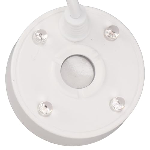 Usb Fogger With 4 Led Lights For And Fountains, Water Atomizer Humidifier (White) - color: White