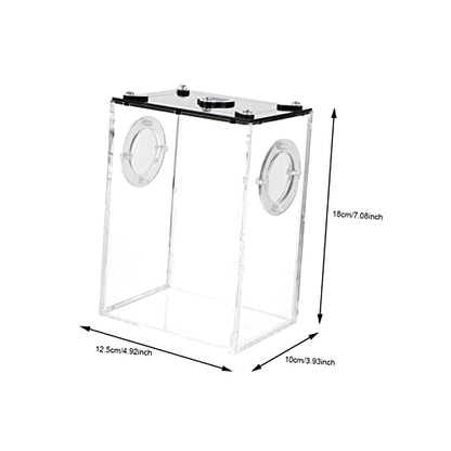 Reptile Tank Accessories Acrylic Cage for Breeding Box Observation Window