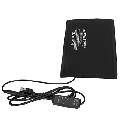 GOWENIC Reptiles Heating Pad, USB Temperature Control Heating Mat for Small Animals, Reptile Heat Pad for Turtles Lizard (Small Size) - size: Small Size