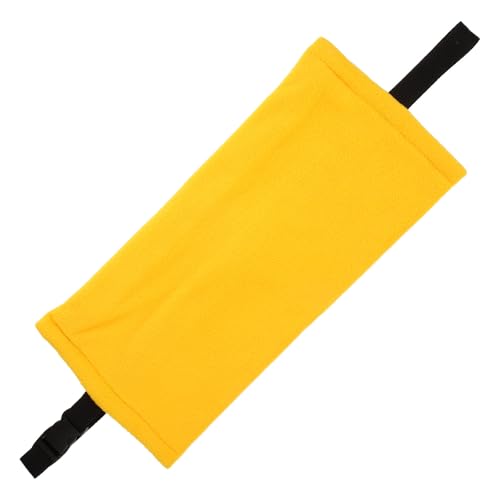 Toyvian Reptile Carrier Bag Portable Lizard Travel Pouch Chest Strap, Lightweight Yellow Crawling Pet Carrying Bag for Bearded Dragon, Snake, Chameleon Outdoor Use