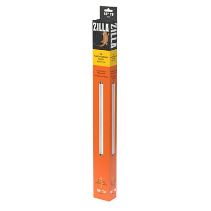 Zilla Reptile Pet Habitat Lighting UVB Fluorescent Desert T8 Light Bulb, 15 Watt - size: 18" - 15 Watt, style: Desert