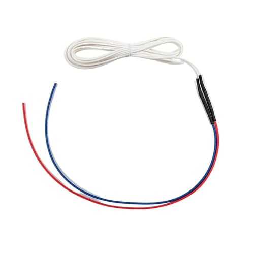 0.5~2m Silicone Rubber Hotline, 5V Silicone Rubber Low Voltage Wire, Heat Cable Pliable Heating Cable(1m) - size: 1m
