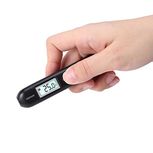 Digital Infrared Thermometer Pen, Small Portable Temperature Pen with LCD, Celsius or Fahrenheit Selection, Contactless Temp for Industrial Use, -50°C to 220°C