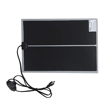 Fdit Reptile Terrarium Heat Pad, Adjustable Temperature Under Tank Heater for Snake Lizard, Watertight PET Heating Mat for Pet Warmth and Comfort (20W) - size: 20W