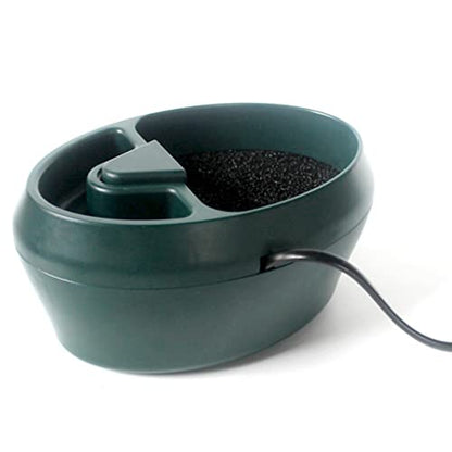 Reptile Water Dispenser Automatic Drinking Pump Circulation Dripper Bowl Nonporous Suitable for Snake Habitat Tortoise Tank