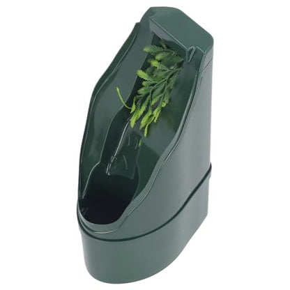 CHICIRIS Reptile Drinking Fountain, Water Dripper for Lizard Snake Spider with Pump, Artificial Plant Foliage for Reptile