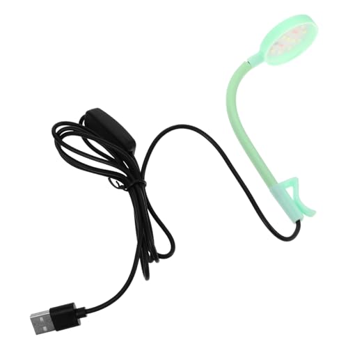 Clamp-Type Aquarium Lamp USB Powered Fish Tank Light for Aquatic Plants Slim Design Bright Led for Mariculture Reptile Farming Easy Installation Compact