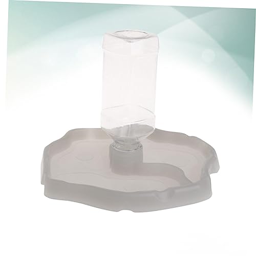 Automatic Water Feeder for Reptiles and Small Pets Turtle and Lizard Drinking Bowl Water Reservoir for Terrarium Use