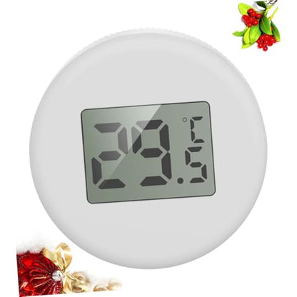FOMIYES 3 Pcs Aquarium Temperature Gauge Tank Thermometer Terrarium Digital Reptile Water Thermometer LCD Display Thermometer Suction Cup Thermometer Fishtank Container Number White, Whitex3pcs