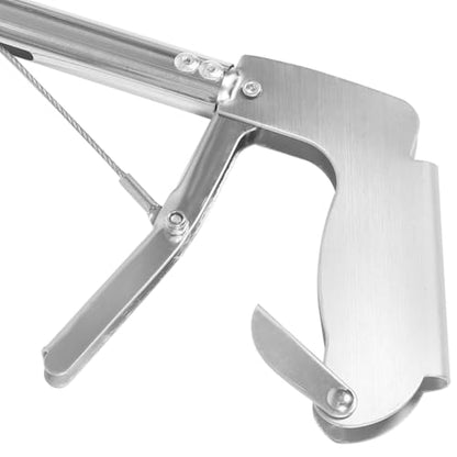 TOYANDONA Snake Tongs Collapsible Grabber Tool Stainless Steel Reptile Catching Equipment for Efficient Snake and EEL Capture for Farm Safety and Wildlife Management