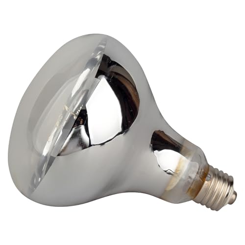 Sundew 125W Reptile Mercury Vapor Bulb, 120V E26 Base, Coated Glass UVA/UVB Basking Lamp, R36 (115mm)