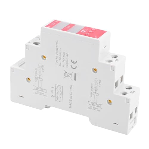 Smart Temperature Humidity Switch, WiFi Controller with Probe, 16A for Home Farm Remote Monitoring, Convenient DIN Rail Mount
