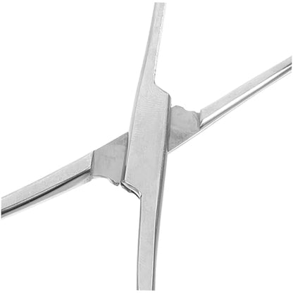 Stainless Steel Reptile Feeding Tongs Long Handle Clamp for Snakes Lizards Wear Resistant Tool with Tension for Easy Feeding Terrariums and Tanks