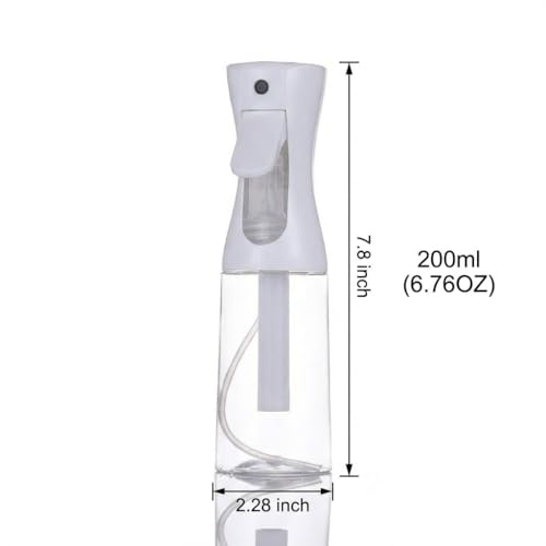 Continuous Spray Bottles,Spray Bottle for Hair&Water Spray Bottle for Travel Essentials, Multi-Use ，Beauty， Care, Makeup, Hydration & Pet Grooming-200ml
