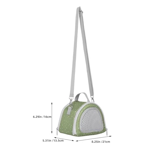 TOYANDONA 2pcs Portable Small Pet Carrier Bag for Hamster, Lizard, Sugar Glider, and Reptiles, Made of Sturdy Polyester and Oxford Cloth, Suitable for Travel and Outdoor Use in Weather
