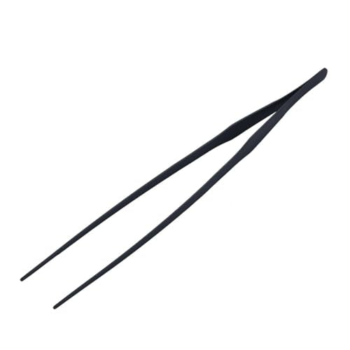 TopHomer Aquarium Tweezers Extra Long 15 inches Feeding Tool Stainless Steels Feeding Tongs for Aquarium Reptile, Plant, Snakes, Lizards, Coral Feeder(Straight Jaw) - size: Straight Jaw
